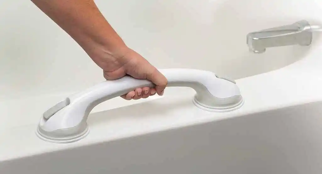 Stylish grab bar for your bathroom - part of the 7 best for home.