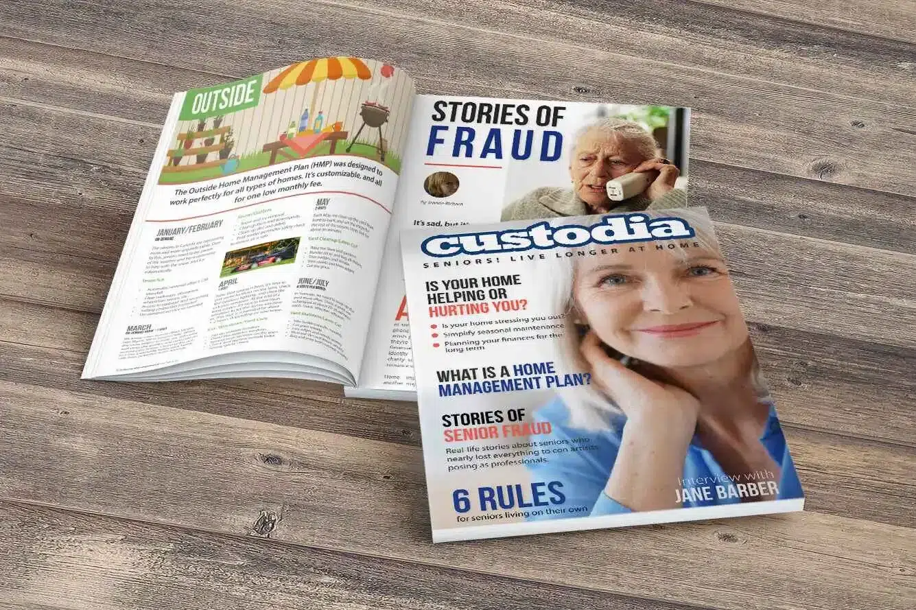 Custodia Magazine for Seniors living at home in Canada