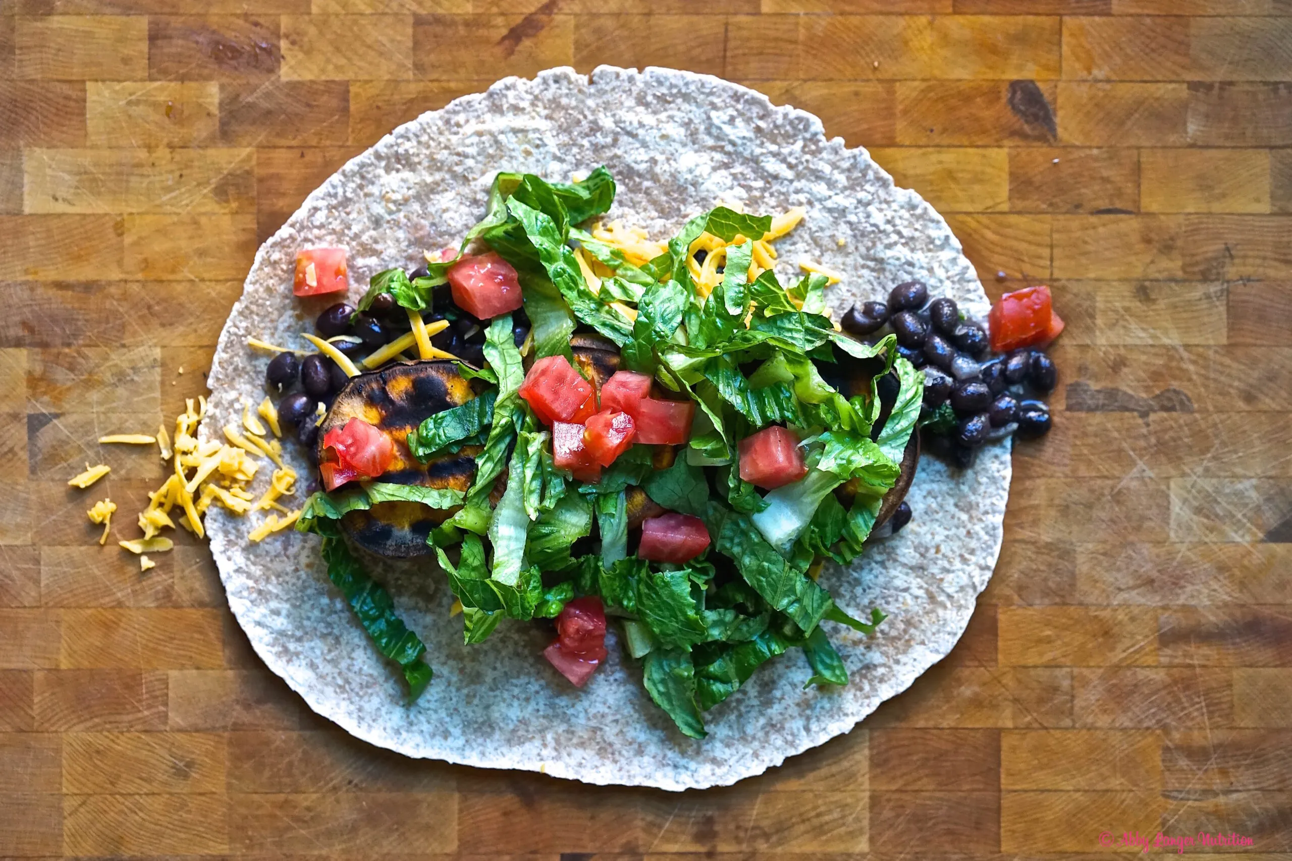 Black Bean and Sweet Potato Burrito recipe