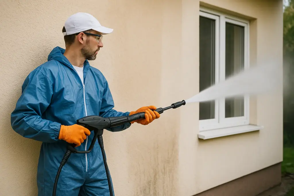 How long does it take to pressure wash a 2000 sq ft house?
