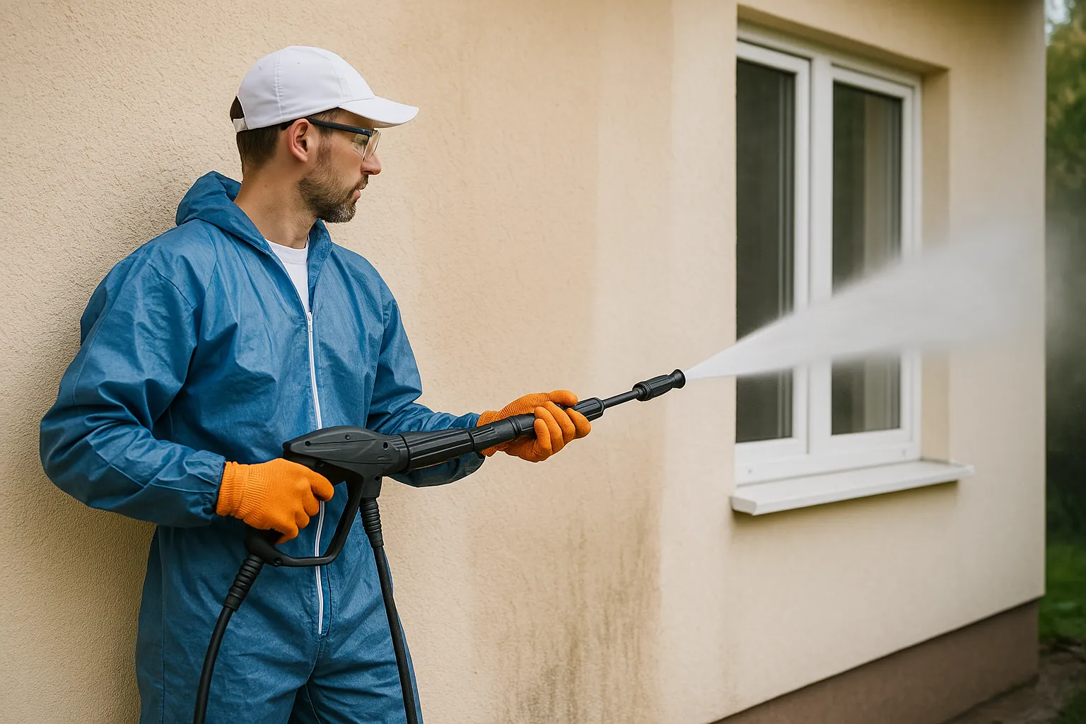 How long does it take to pressure wash a 2000 sq ft house?