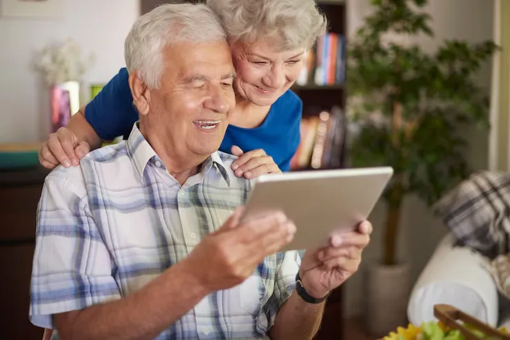 Seniors Adopting technology as a connection tool