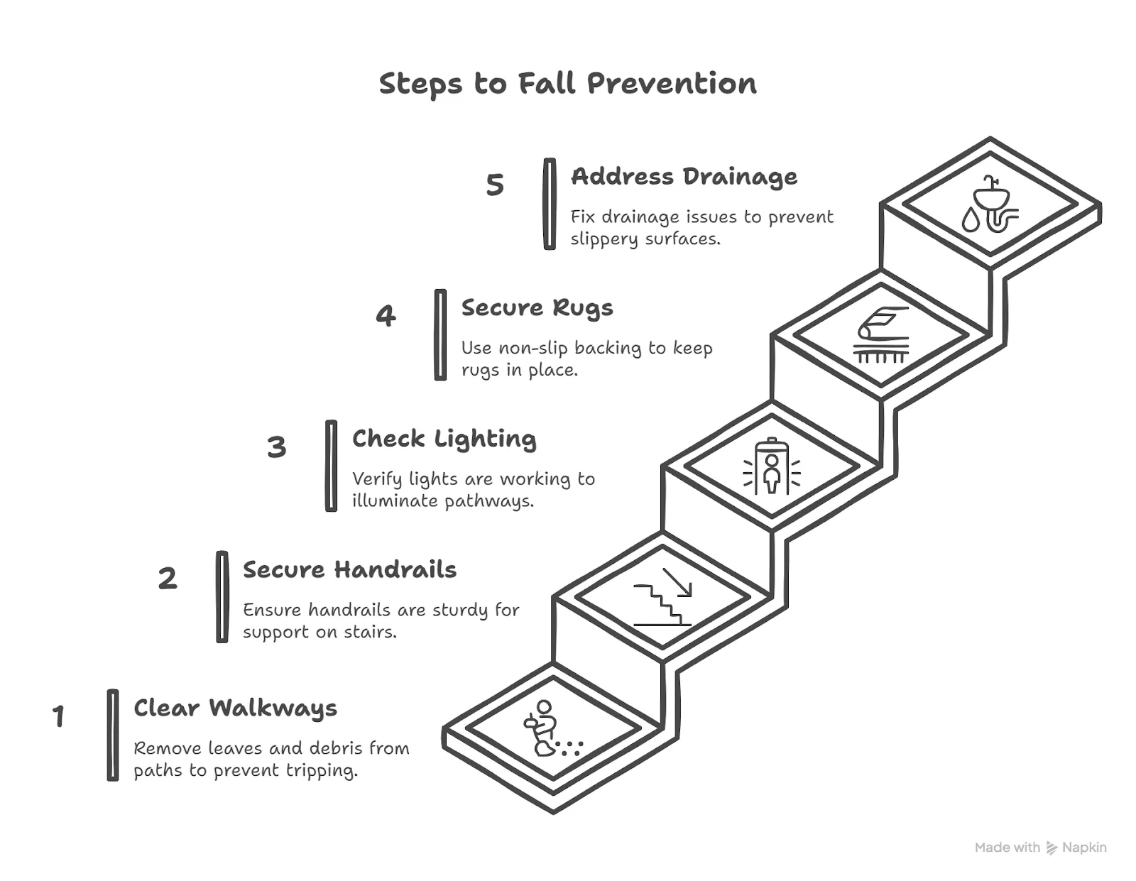 Fall Prevention Seasonal Maintenance Tips for House Showing Checklist