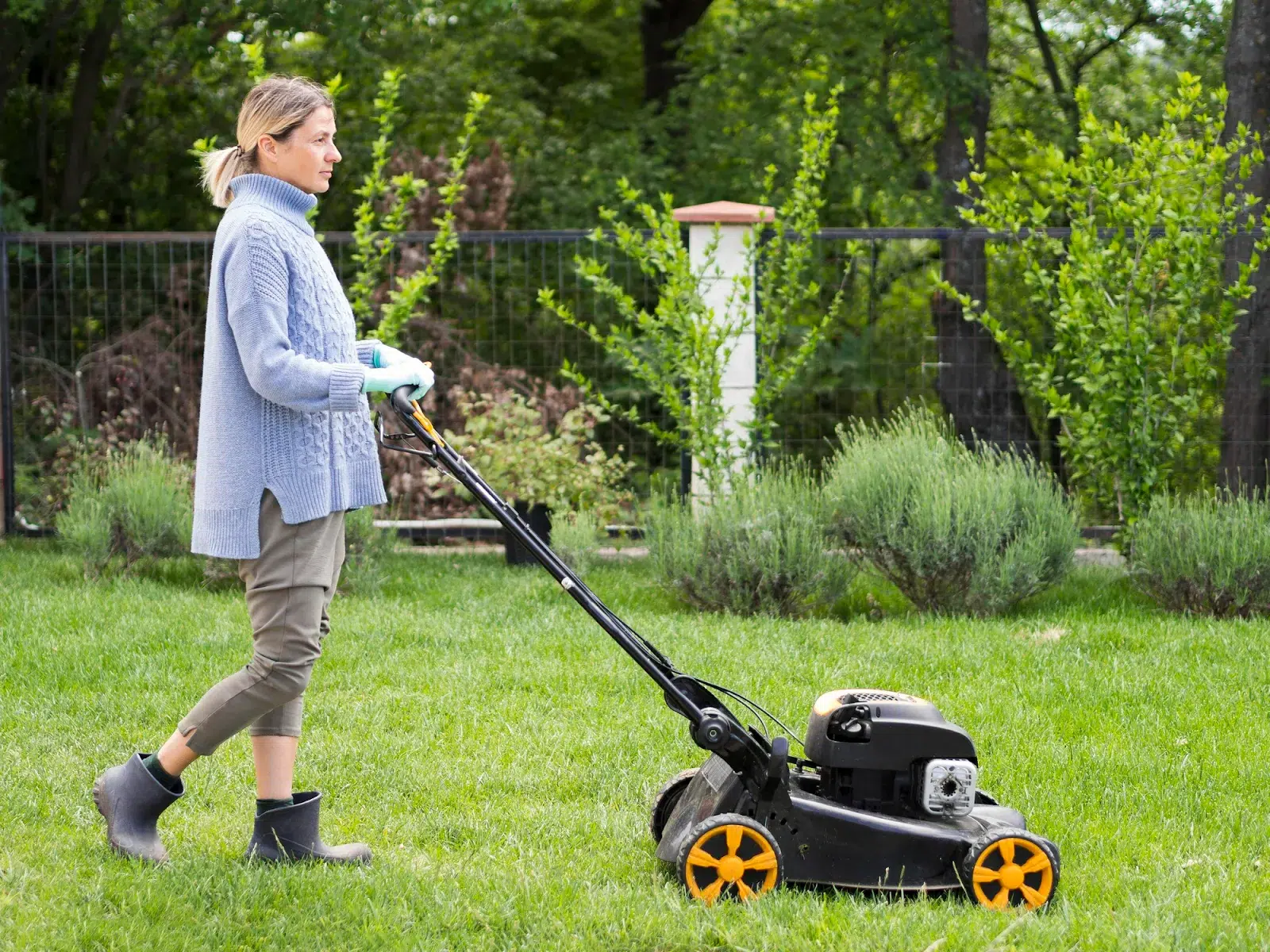 What happens if you stop mowing too early