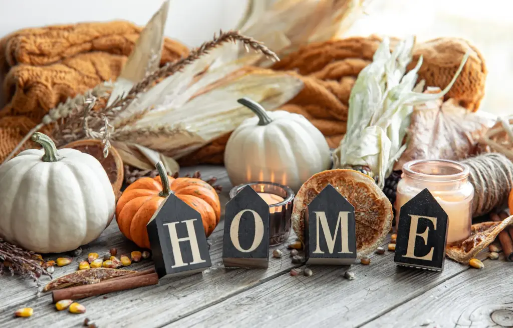 Autumn activities at home in Canada
