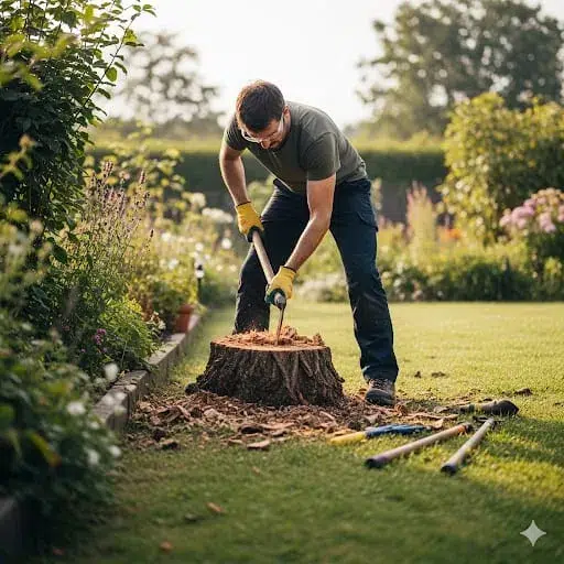 How do you kill a tree stump in Ontario in the fall season