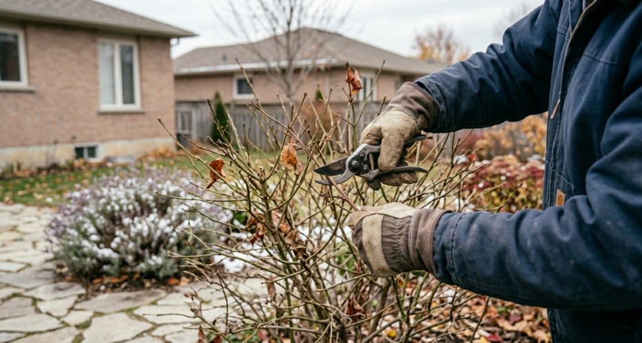 Pruning In Pre-winter Cleanup