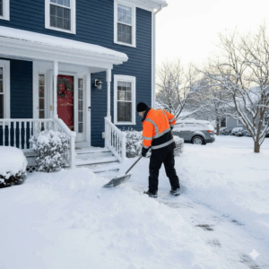 What you actually get with professional snow removal