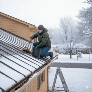 Understanding the risks of winter gutter cleaning