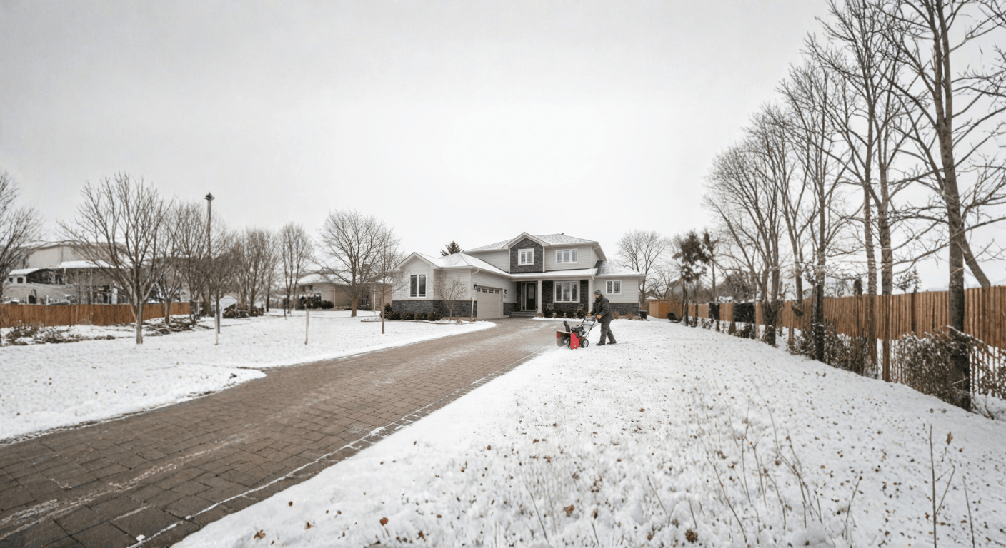 What Happens If You Don't Remove Snow From A Driveway In Canada In Winter