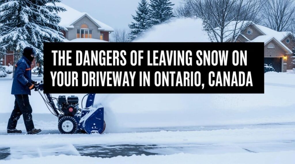 What Happens If You Don't Remove Snow From A Driveway In Canada In Winter