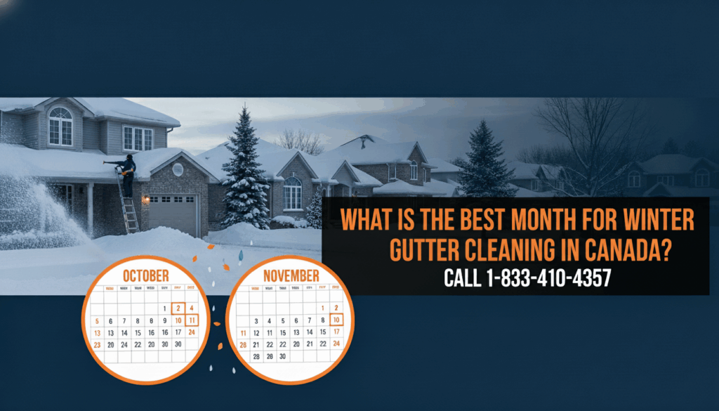 What Month Is Best For Gutter Cleaning In Winter Canada