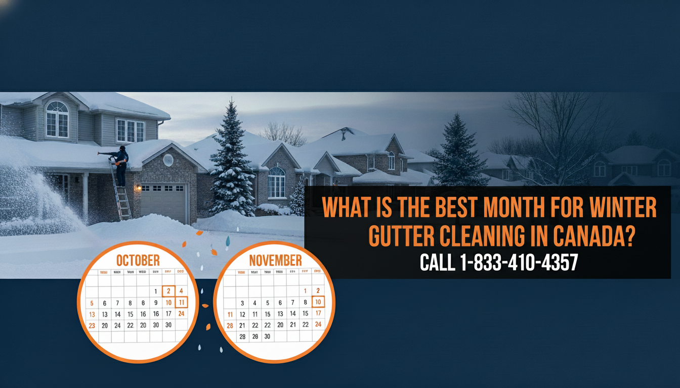 What Month Is Best For Gutter Cleaning In Winter Canada