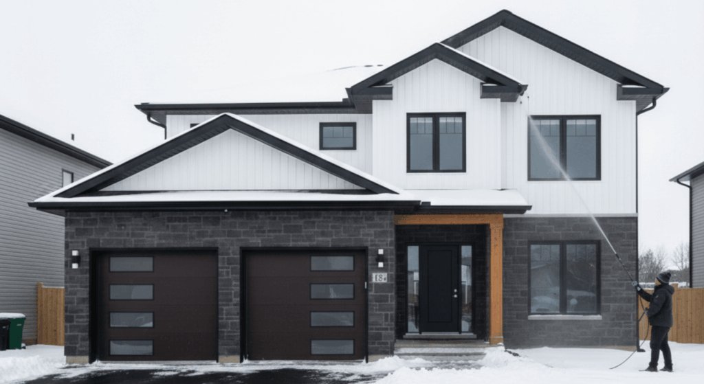 What Is The Best Thing To Power Wash A House With During Winter In Canada