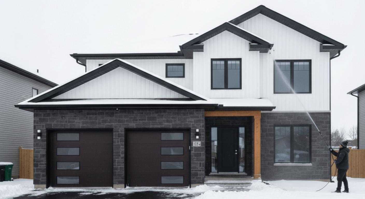 What Is The Best Thing To Power Wash A House With During Winter In Canada