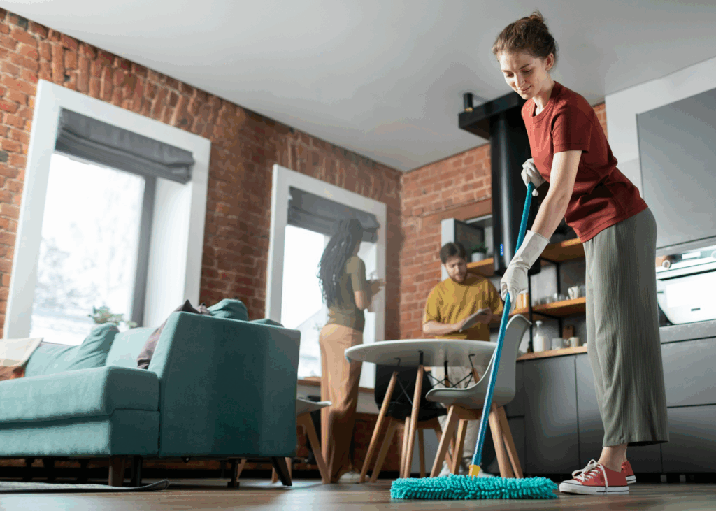 What is the 20-minute rule in home cleaning in Canada