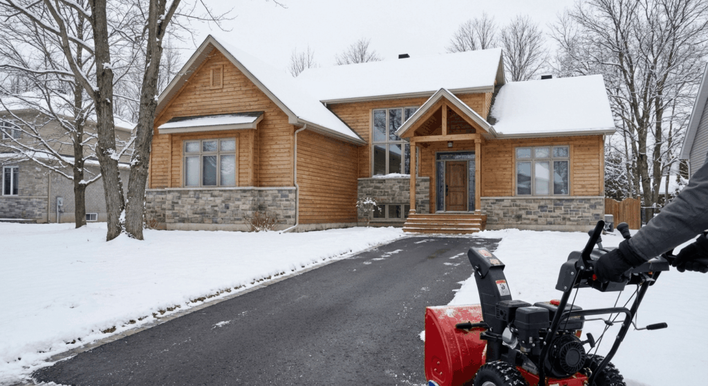 Can A Snow Blower Break Ice In Canada