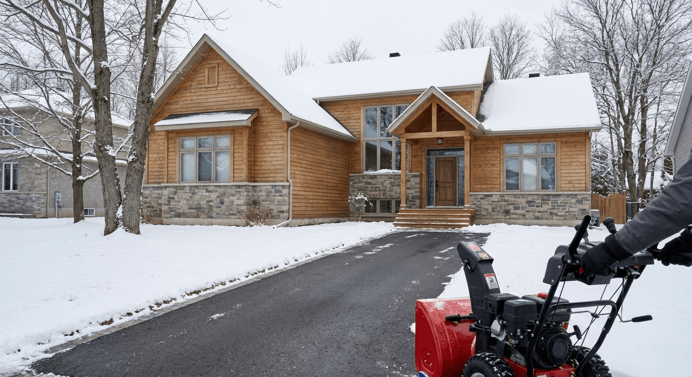 Can A Snow Blower Break Ice In Canada