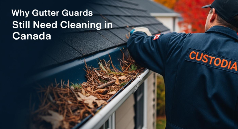 gutter guards still need cleaning