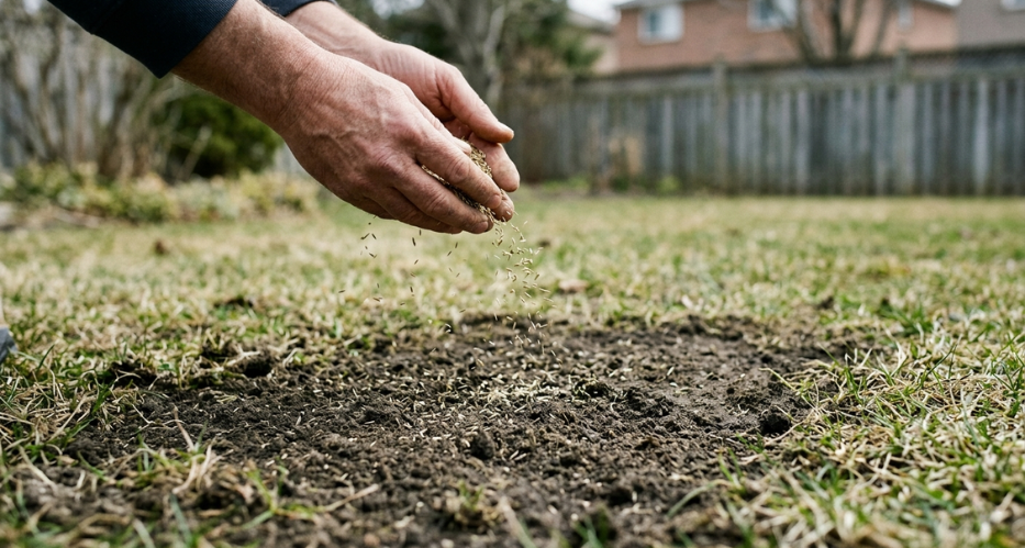 Do You Overseed and Fertilize a Lawn Sustainably After a Canadian Winter