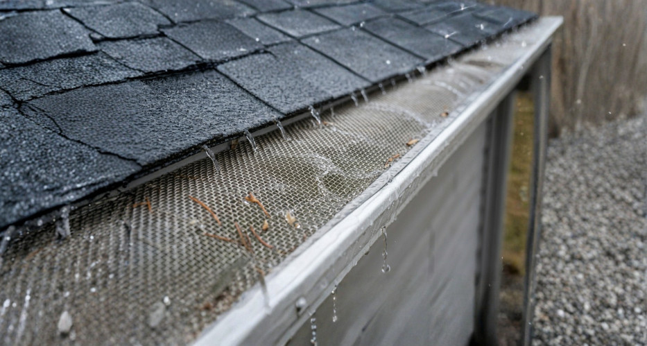 How gutter guards handle heavy winter rainfall