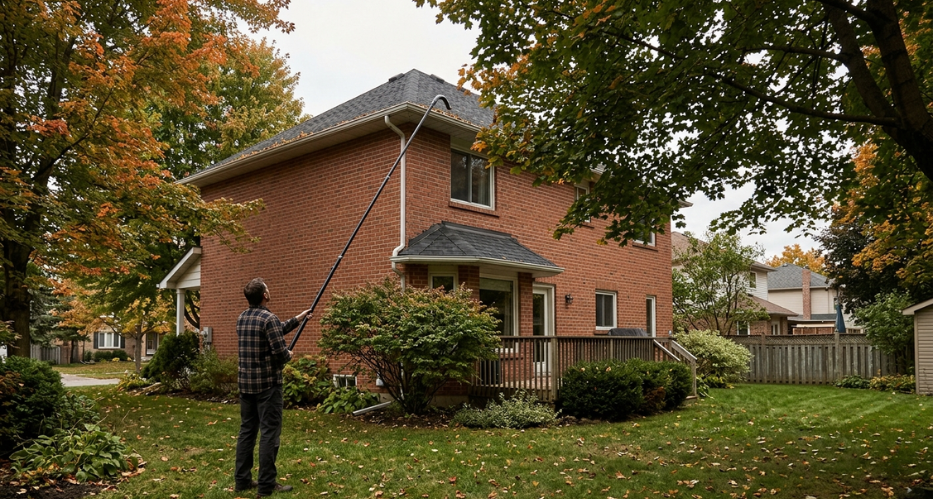 How to Clean Out Gutters You Can't Reach in Ontario